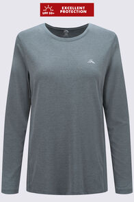 Macpac Women's brrr° Long Sleeve T-Shirt, Balsam Green, hi-res