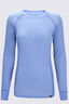 Macpac Women's Geothermal Long Sleeve Top, Hydrangea, hi-res