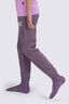 Macpac Kids&rsquo; Heritage Fleece Pants, Arctic Dusk/Orchid, hi-res