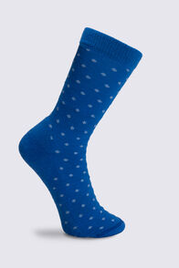 Macpac Kids' Footprint Sock, Ibiza Blue/Nantucket Breeze, hi-res