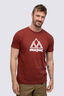 Macpac Men's Vintage Co T-Shirt, Fired Brick, hi-res