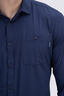 Macpac Men's Eclipse Long Sleeve Shirt, Navy Iris, hi-res