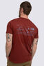 Macpac Men's Olympus Fairtrade Organic Short Sleeve T-Shirt, Fired Brick, hi-res