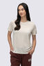 Macpac Women&rsquo;s Orton Merino Blend Short Sleeve Crew, French Oak Marle, hi-res