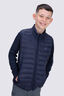 Macpac Kids' Uber Light Down Vest, Baritone Blue, hi-res