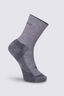 Macpac Kids' Merino Crew Sock, LIGHT GREY, hi-res
