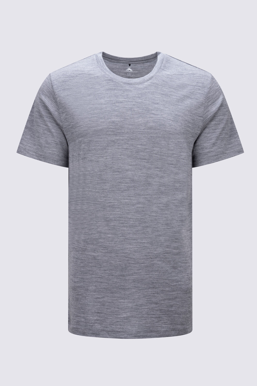 Macpac Men's Lyell 180 Merino T-Shirt, Grey Marle, hi-res