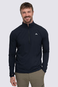 Macpac Men's Ambrose Pullover, Black, hi-res