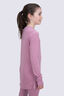 Macpac Kids' 220 Merino Long Sleeve Top, Lilas, hi-res