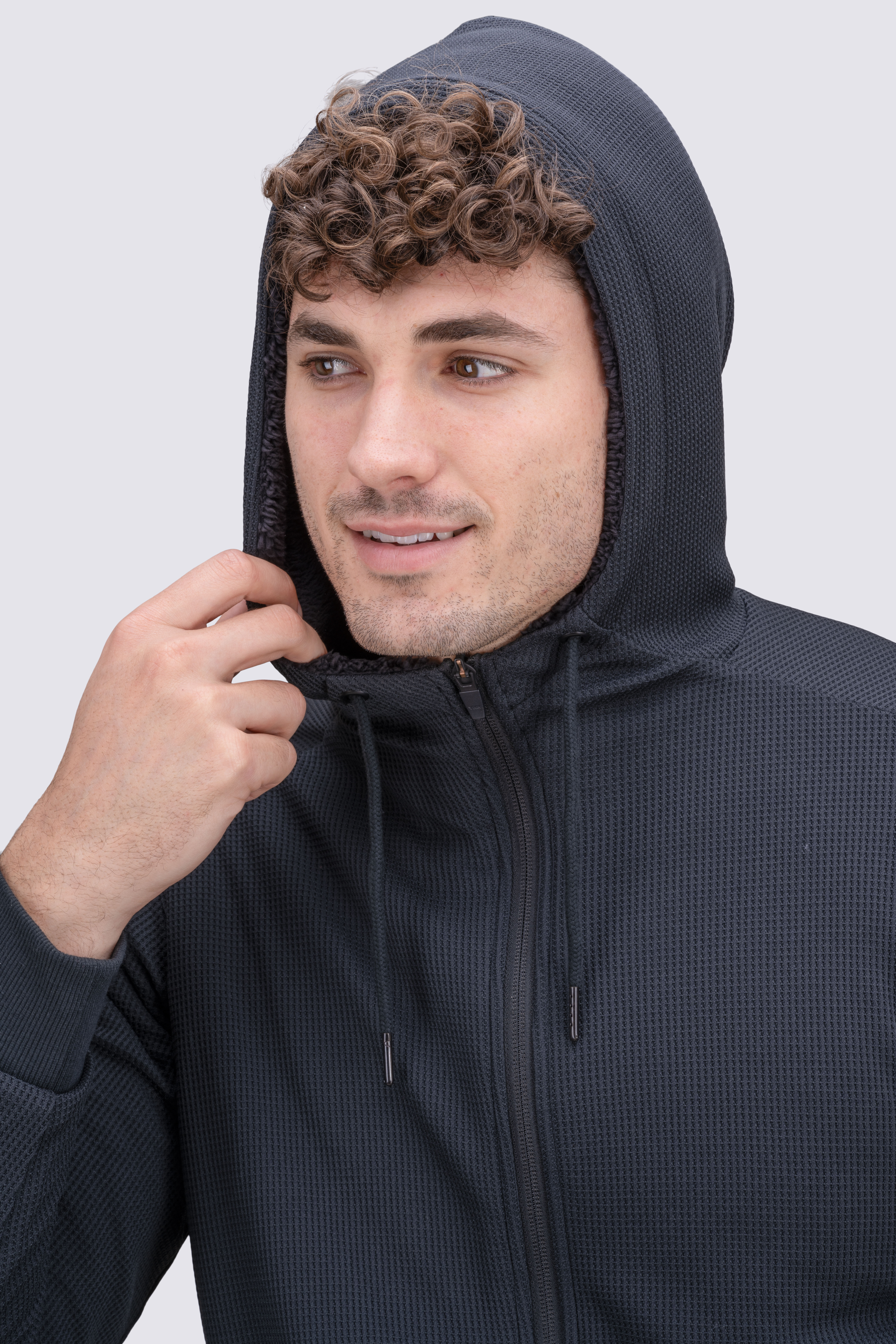 Macpac Men's Waffle Sherpa Hooded Jacket | Macpac