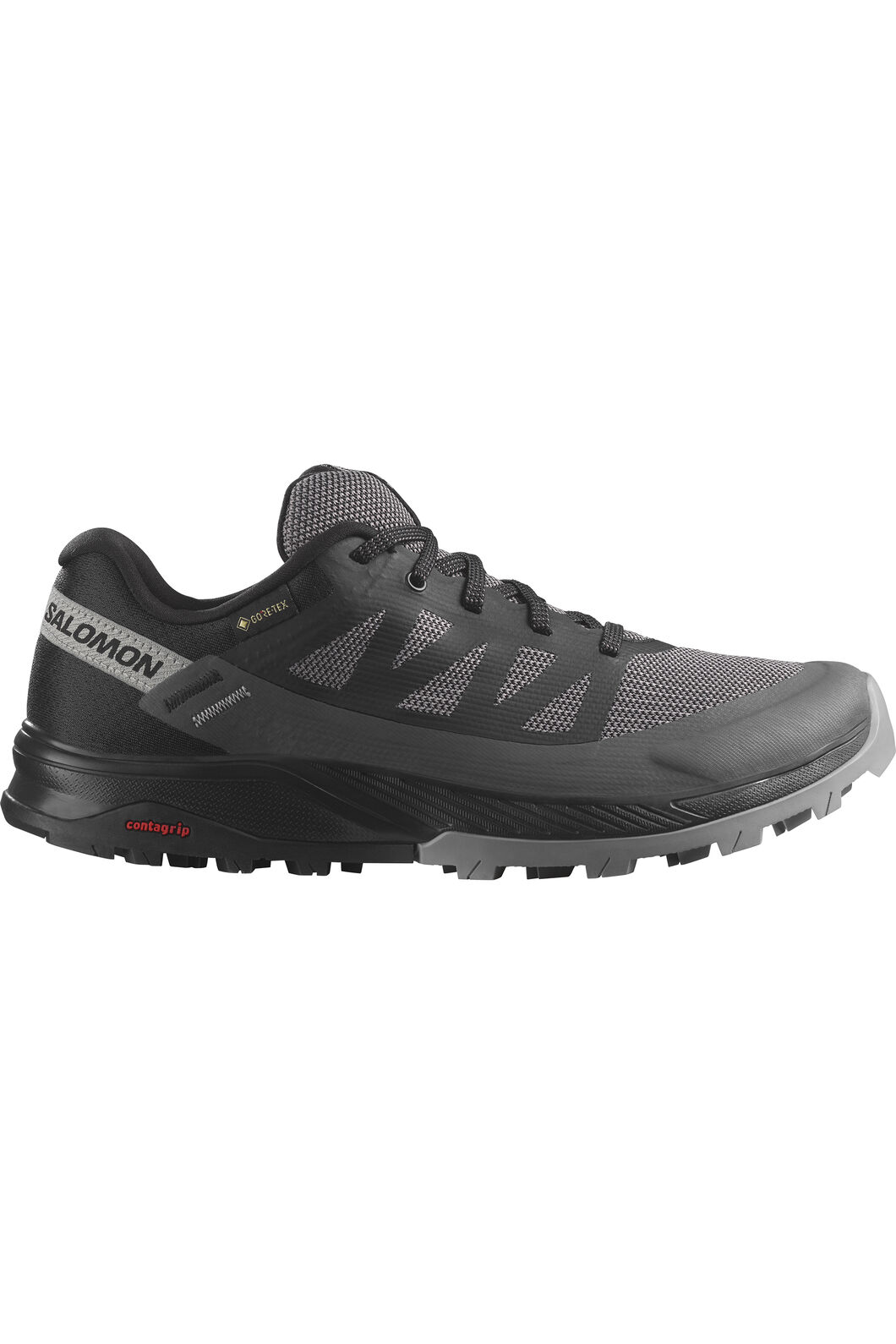Salomon Women's Outrise GTX Hiking Shoes, Black/Magnet/Gull, hi-res