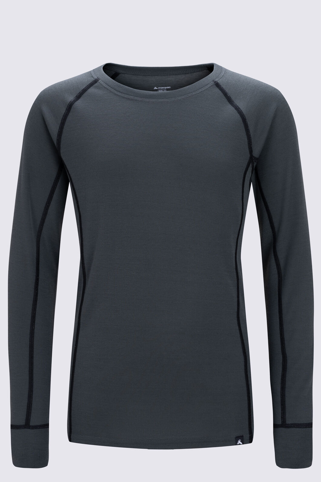 Macpac Kids' Geothermal Long Sleeve Top, Urban Chic, hi-res