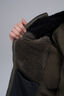 Macpac Kids' Mini Mountain Fleece Hoodie, Black/Grape Leaf, hi-res