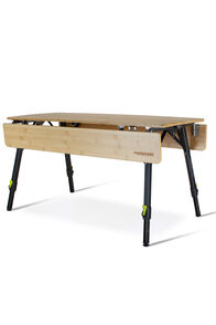 Zempire Kitpac Pro Large Camping Table, Black/Bamboo, hi-res