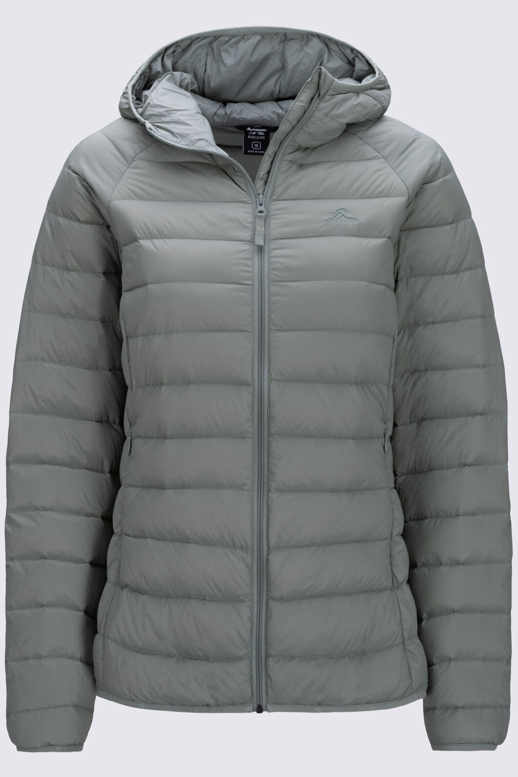 Macpac Women's Uber Light Hooded Down Jacket, Lilypad, hi-res