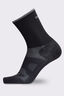Macpac Rouleur Merino Cycling Sock, Black, hi-res