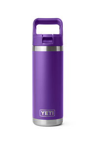 YETI&reg; Rambler&reg; Bottle with Straw Cap &mdash; 18 oz, Pace Purple, hi-res