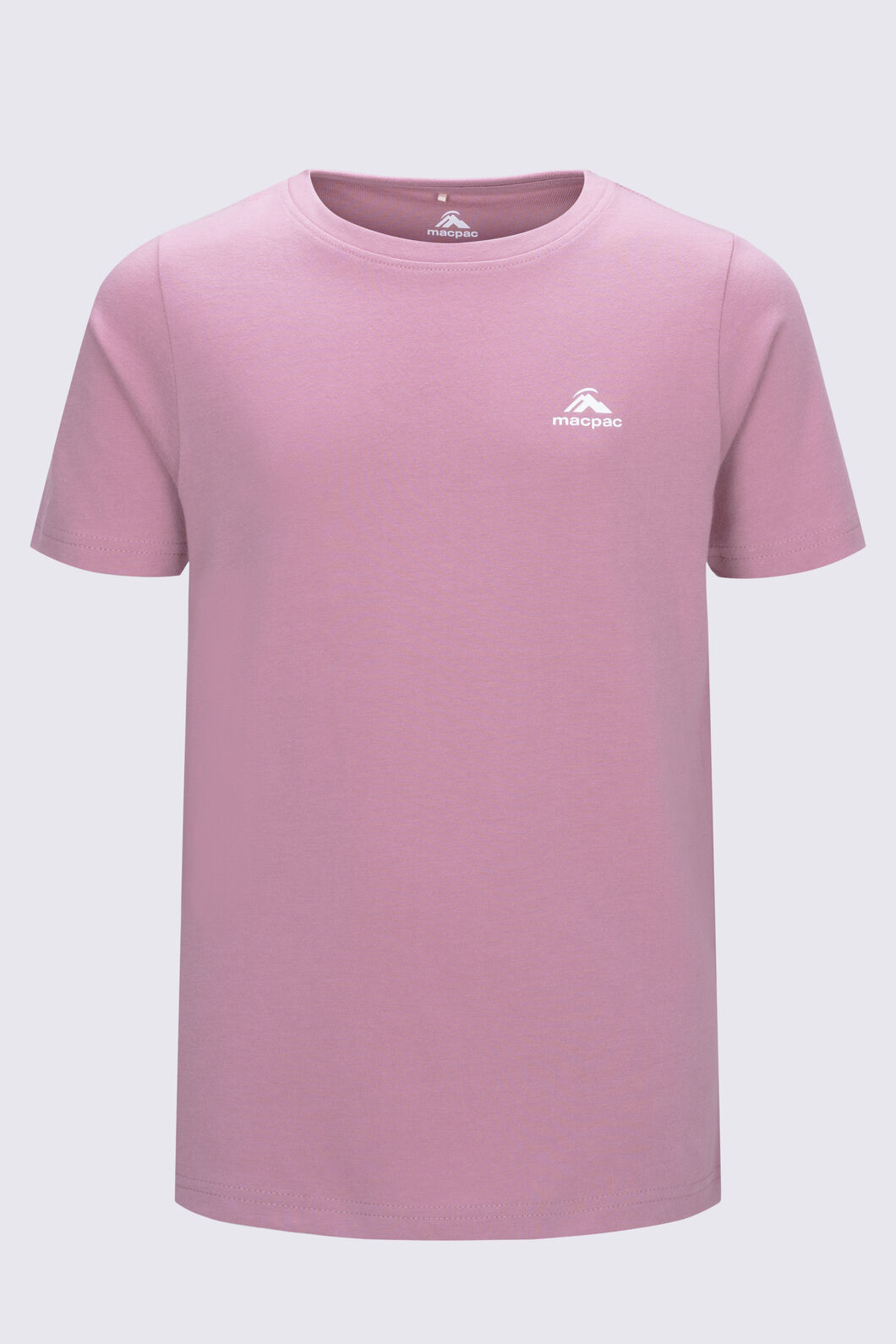 Macpac Kids' Arthurs Pass NP Fairtrade Organic T-Shirt, Lilas, hi-res