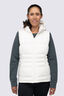 Macpac Women's Aurora Hooded Down Vest, Tofu, hi-res