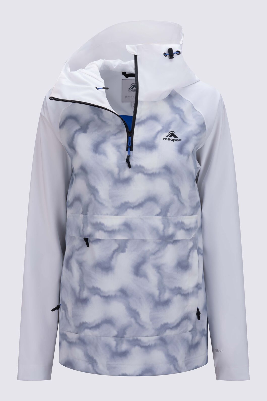 Macpac Women's Spur Anorak, Snow Swirl Print, hi-res