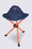 Macpac Tripod Stool V2, Deep Blue/Orange, hi-res