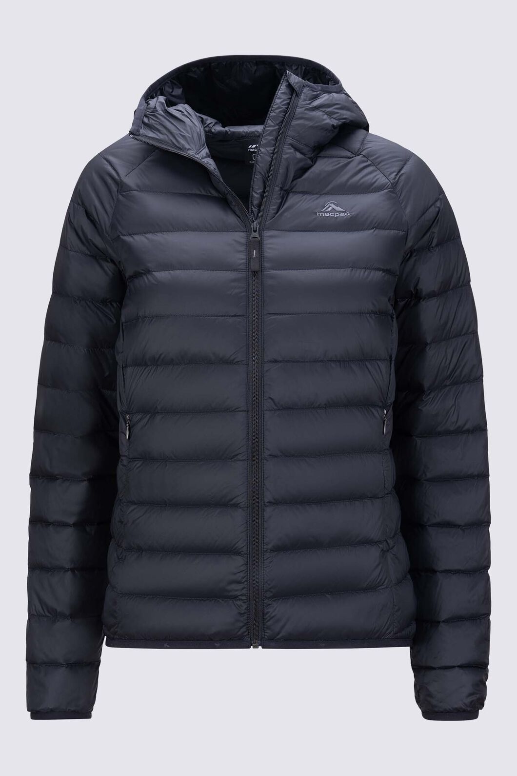 Macpac Women's Uber Light Hooded Down Jacket ♺, Black, hi-res