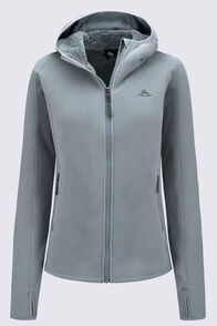 Macpac Womens Mountain Hooded Fleece Jacket, Chinois Green, hi-res