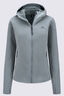 Macpac Womens Mountain Hooded Fleece Jacket, Chinois Green, hi-res