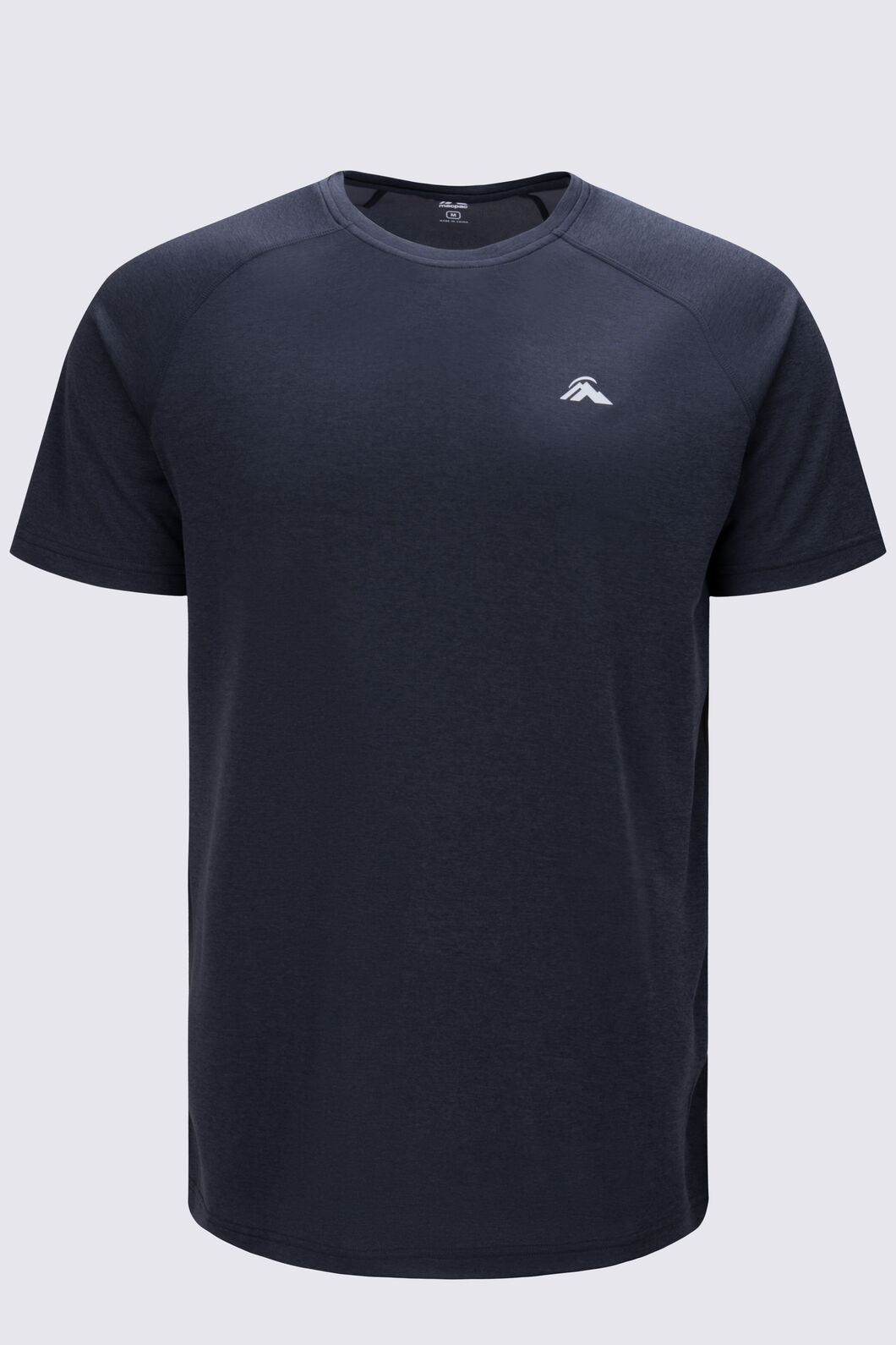 Macpac Men's Cass Short Sleeve T-Shirt, BLACK MARLE, hi-res