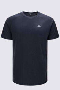 Macpac Men's Cass Short Sleeve T-Shirt, BLACK MARLE, hi-res