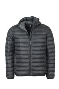 Macpac Men's Uber Light Hooded Down Jacket, Black, hi-res