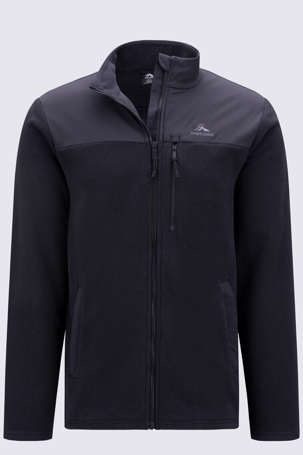 Macpac Men's Haast Fleece Jacket, Black, hi-res