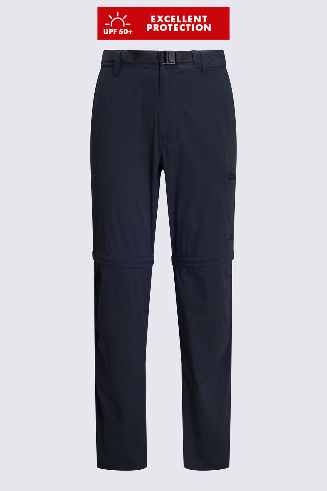 Macpac Men's Rockover Convertible Pants, Black, hi-res