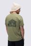 Macpac Men's Cameron Hut Fairtrade Organic Cotton Short Sleeve T-Shirt, Oil Green, hi-res