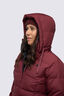 Macpac Women's Aurora Hooded Down Coat, Truffle, hi-res