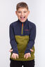 Macpac Kids' Tui Fleece Pullover, Navy/Avocado, hi-res