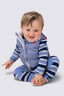 Macpac Baby Down Vest, Xenon Blue Print, hi-res