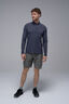 Macpac Men&rsquo;s Stash-It 1/4-Zip Top, India Ink, hi-res
