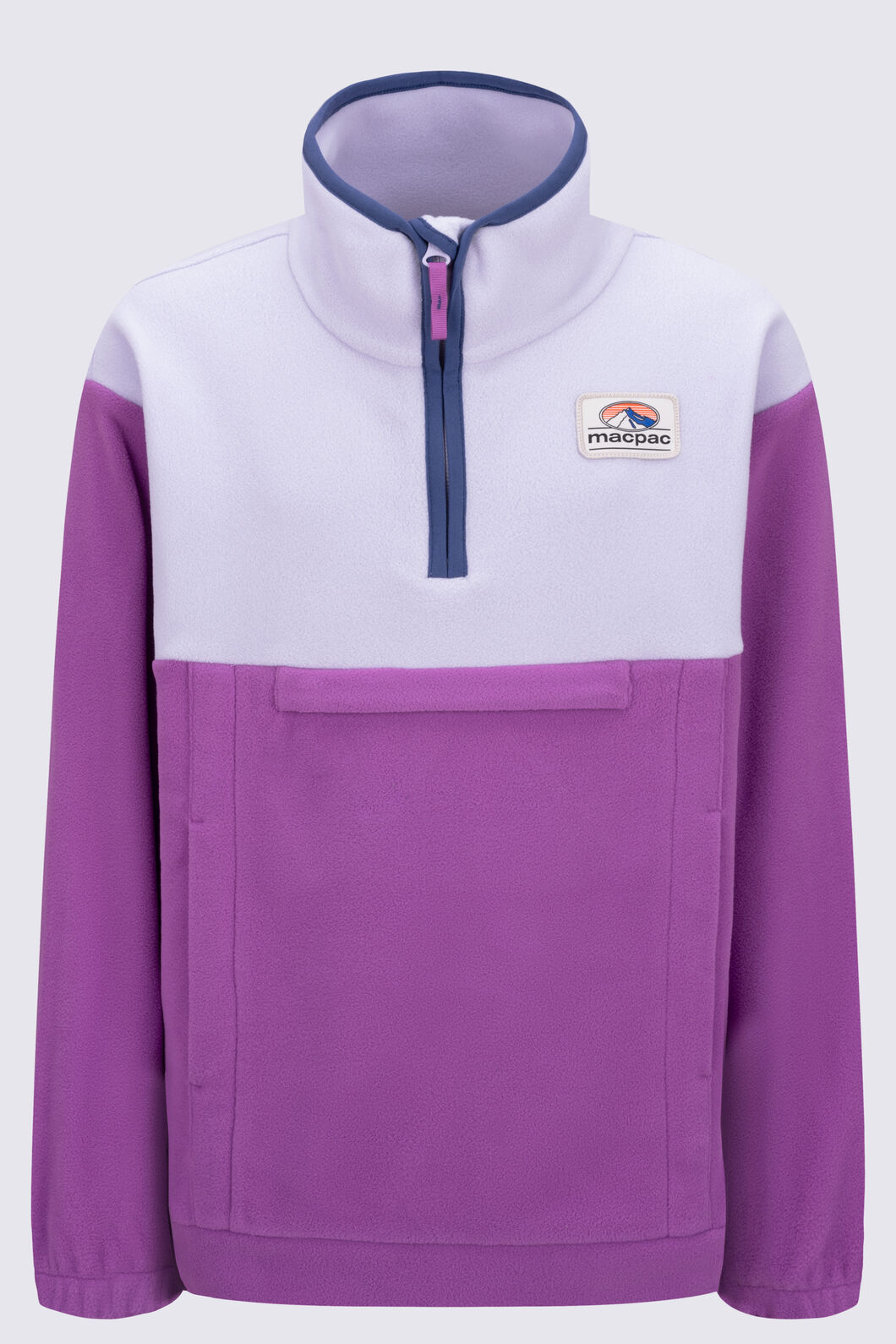 Macpac Kids' Originals Fleece Pullover, Orchid Petal/Cattleya, hi-res