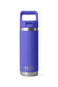 YETI® Rambler® Bottle with Straw Cap — 18 oz, Ultramarine Violet, hi-res