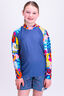 Macpac Kids' Rash Top, Tropical Reef Print, hi-res