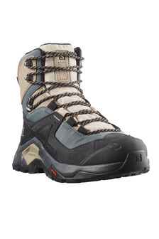 Salomon Women's Quest Element GTX Hiking Boots, Ebony/Rainy Day/Stormy Weather