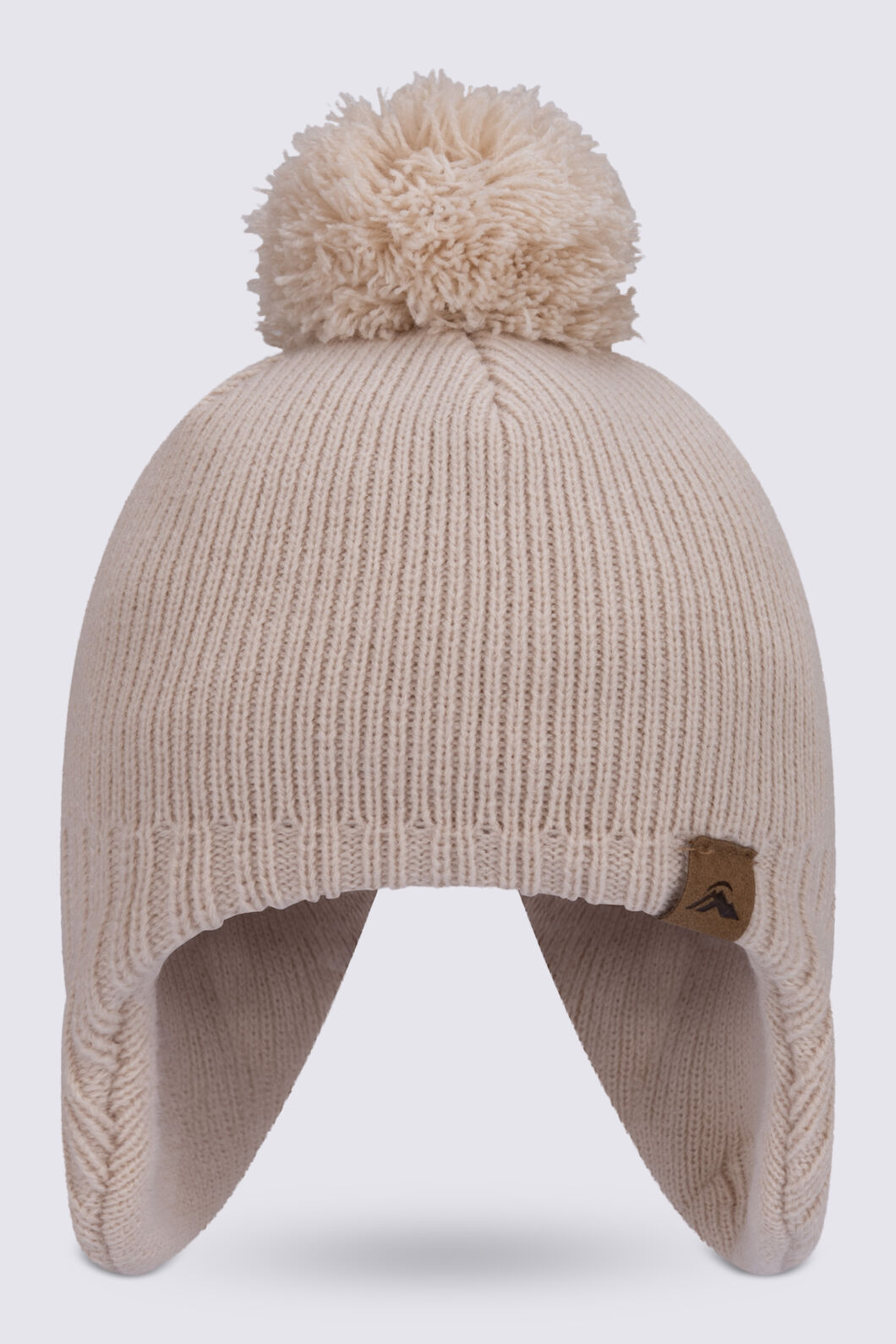 Macpac Baby Earmuff Beanie, French Oak, hi-res