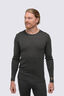 Macpac Men's 220 Merino Long Sleeve Top, Beluga, hi-res