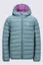 Macpac Kids' Uber Light Hooded Down Jacket, Oil Blue, hi-res