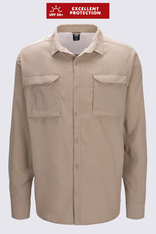 Macpac Men's brrr° Long Sleeve Shirt, Cornstalk