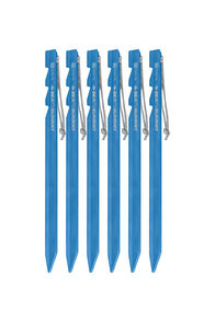 Sea to Summit Ground Control Light Tent Pegs (6 Pack), Blue, hi-res