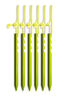 Zempire Aluminium Tri Pegs V2 (6pcs), Green, hi-res