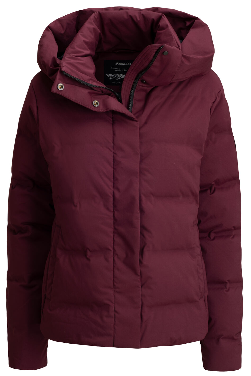 Macpac Women's Narvi Down Jacket, BURGUNDY, hi-res