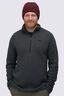 Macpac Men&rsquo;s Seaforth 1/4 Zip, Charcoal Marle, hi-res